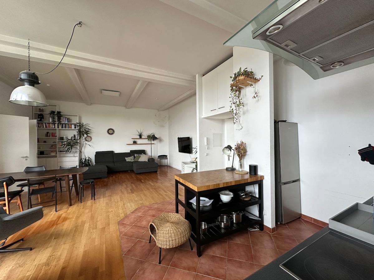 Top Airbnb: large old building loft style apartment in Alt Treptow