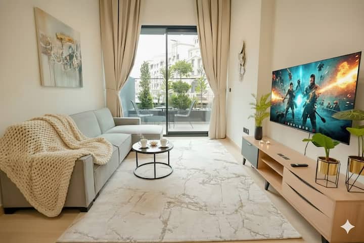Stylish 1br W/patio | Next To Circle Mall - Dubái