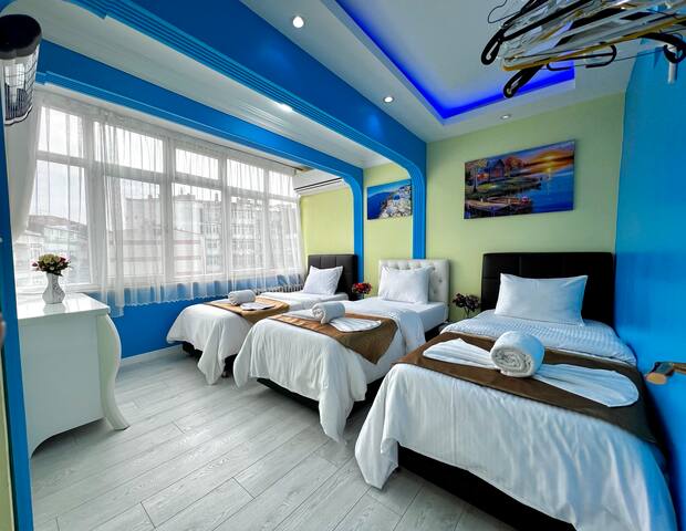 İstanbul’un (KRAL) dairesi (asansörlü) (3 klimalı)