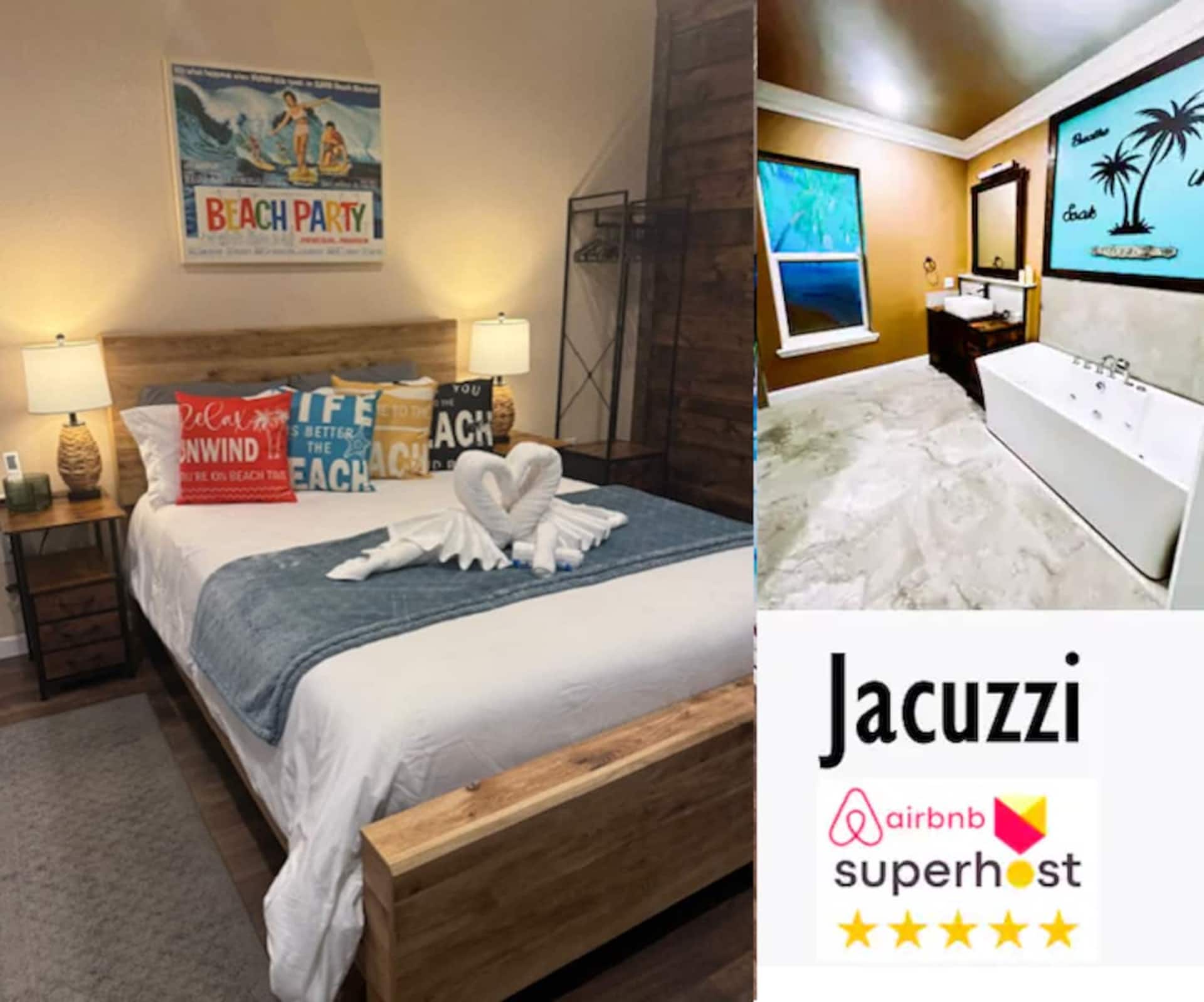 Tropical Spa Studio, Jacuzzi, Kitchen, Sparks
