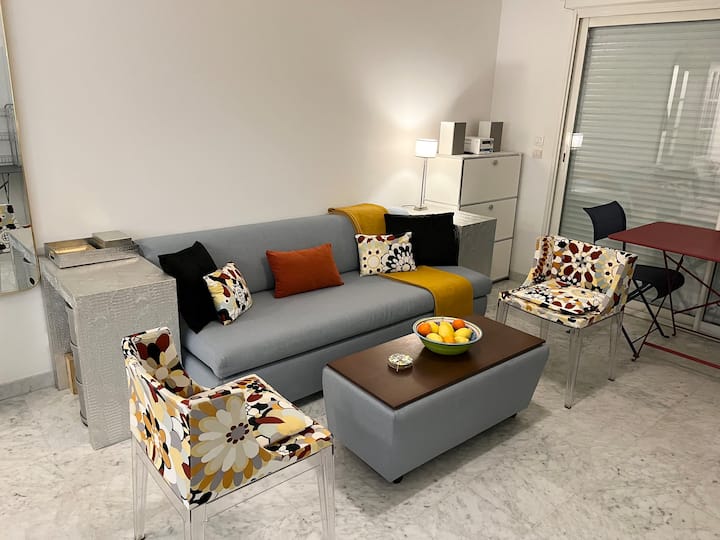 Modern Condo W Terrace 250m From Beach & Pool - Antibes