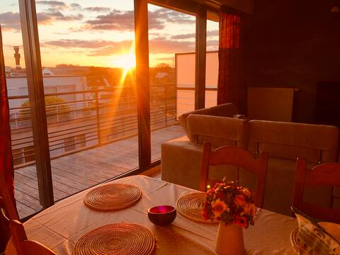 Sunny Calm Penthouse