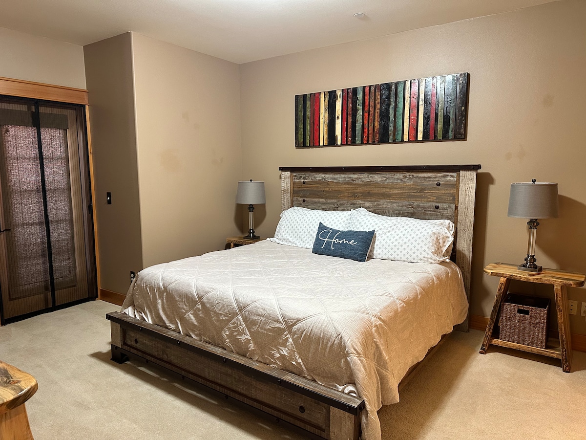 Comfortabel kingsize bed