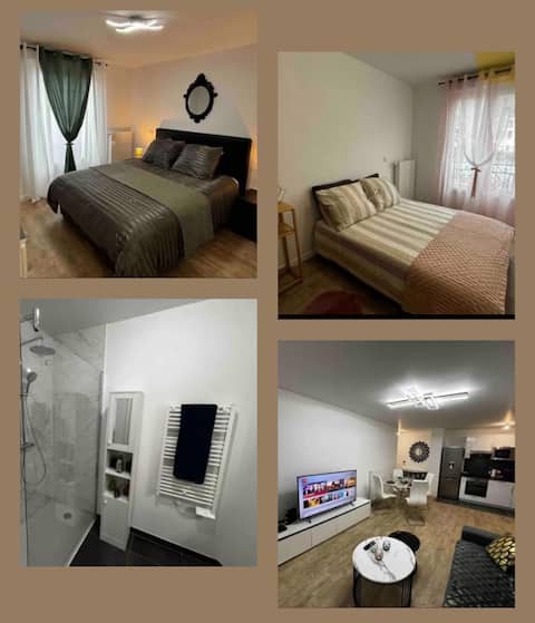 Top Airbnb: Beautiful 3 Rooms Chelles-Paris&Disney-Train station 5min in Chelles
