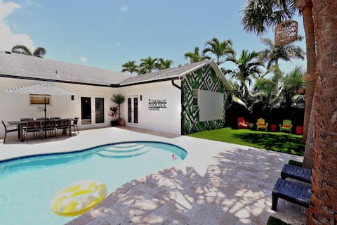 The Palms/Heated Pool/Bachelorette/6min Port&Beach