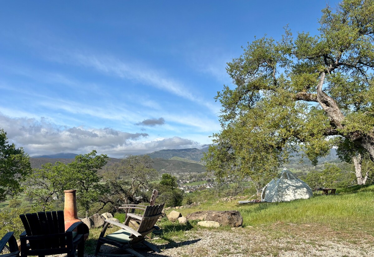 The Mayacamas Mountains and the most active volcanic geothermal energy source on Earth. It's impossible to photograph the vast view of the mountains... we keep trying! This is your
