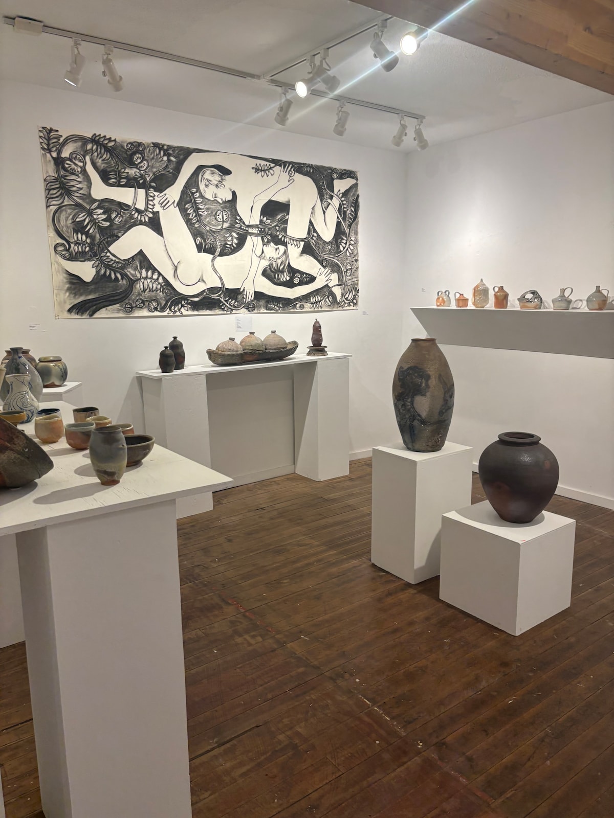 Local ceramics fired in Cobb on display at MAC in Middletown. at Stargazing Dome in Hidden Valley Lake