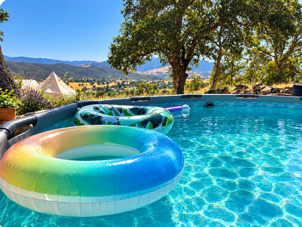 Pool image 1 at Stargazing Dome in Hidden Valley Lake