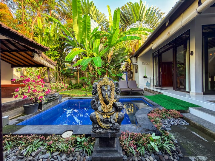Secluded Villa With Private Pool In Ubud With Ac - Indonesia