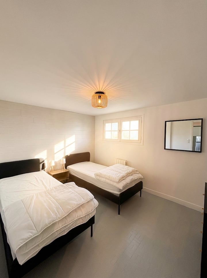 habitación situada en el sótano