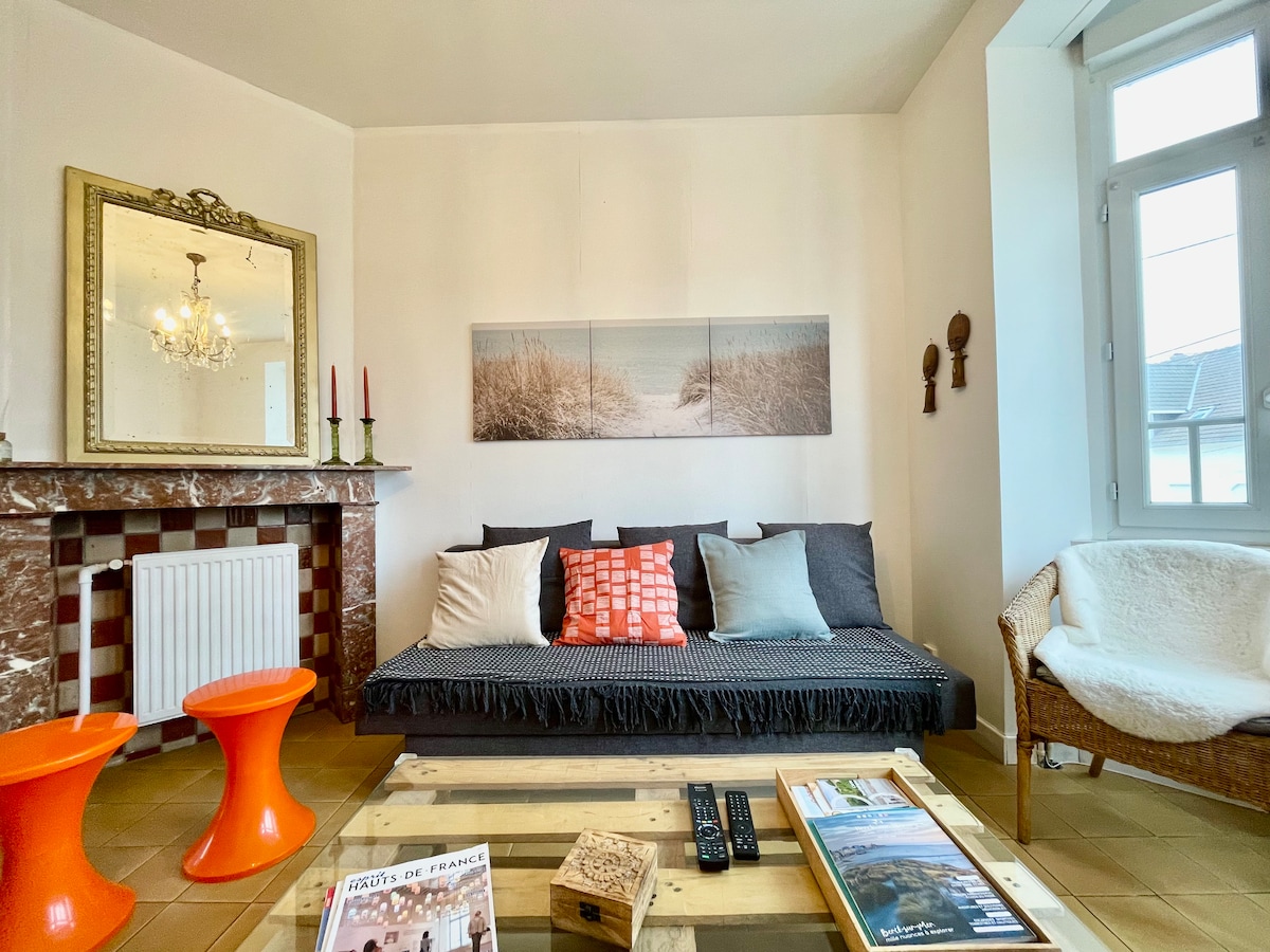 Annonce Airbnb populaire: Berckois villa with parking and garden à Berck
