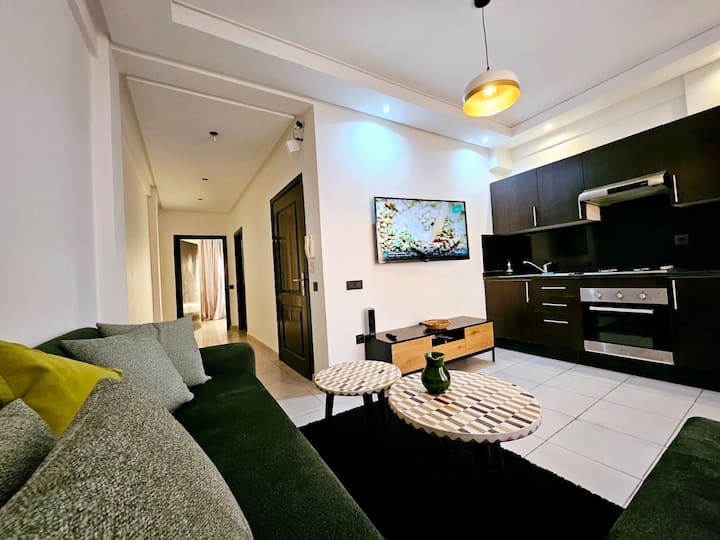 Appartement Cosy Avec Terrasse - 마라케시