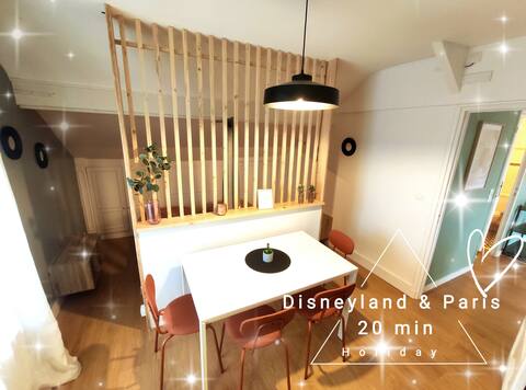 DisneyLand & Paris 20 min + Parking - 6 personnes