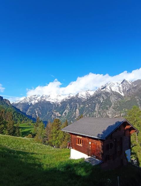 Family holiday Chalet S’Zähni near Zermatt 11Pax
