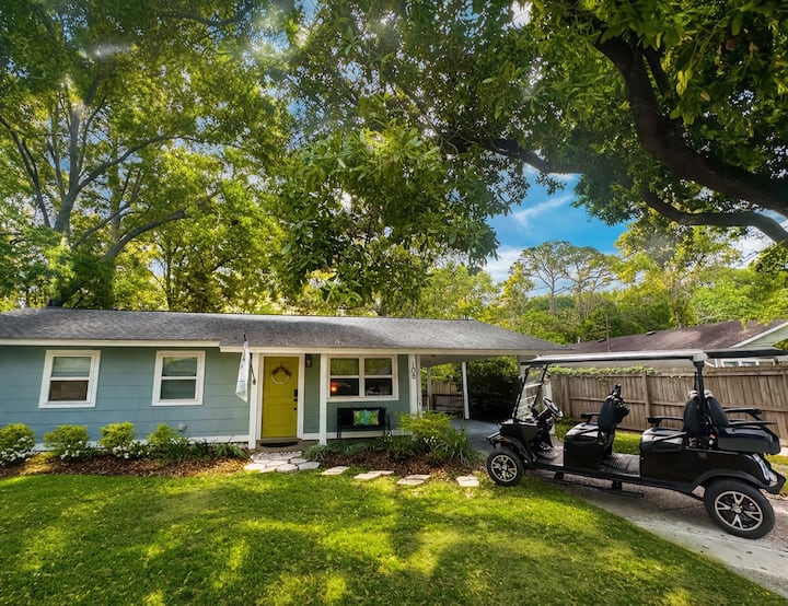 W/golf Cart! Near Beach & Downtown - Coastal Charm - Ocean Springs, MS