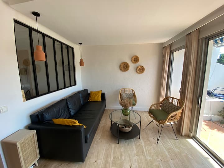Appartement Au Bord De L’eau 100 M De La Plage Sud - Aigues-Mortes