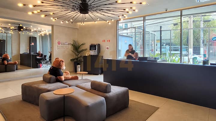 Studio 5 Min From Allianz Parque | Pool + Parking - São Paulo