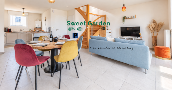 Sweet Garden • Fenced garden and terrace