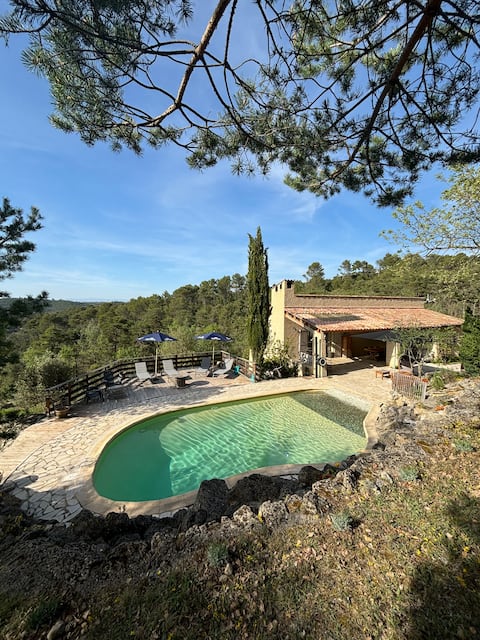 Quiet villa with pool