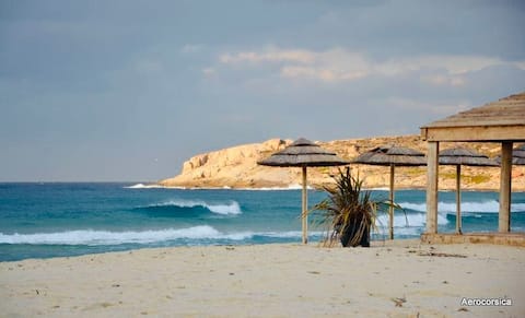 Villa with sea view on the heights of Algajola