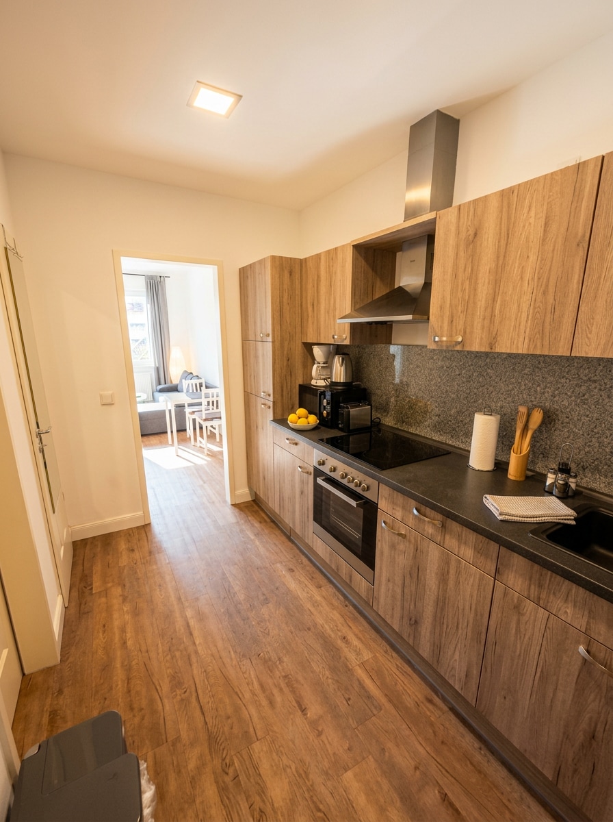 Charmante Wohnung – Schlafbereich