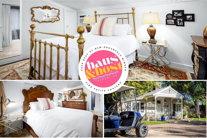 The Petite Chateau At Zink Haus: 2b/2b Downtown - New Braunfels, TX