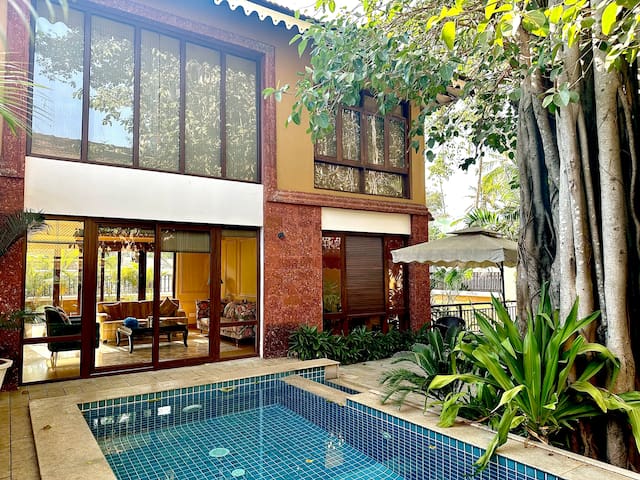 Elegant 3BHK Villa with Private Pool near Candolim