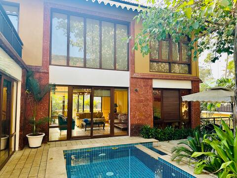 Elegant 3BHK Villa with Private Pool near Candolim