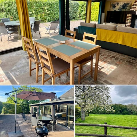 La Maisonnette d'Hermival – Garden – 2 minutes from Lisieux