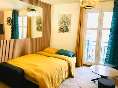 Top Airbnb: 2 min Disney/4 people/Station/Parking à Chessy