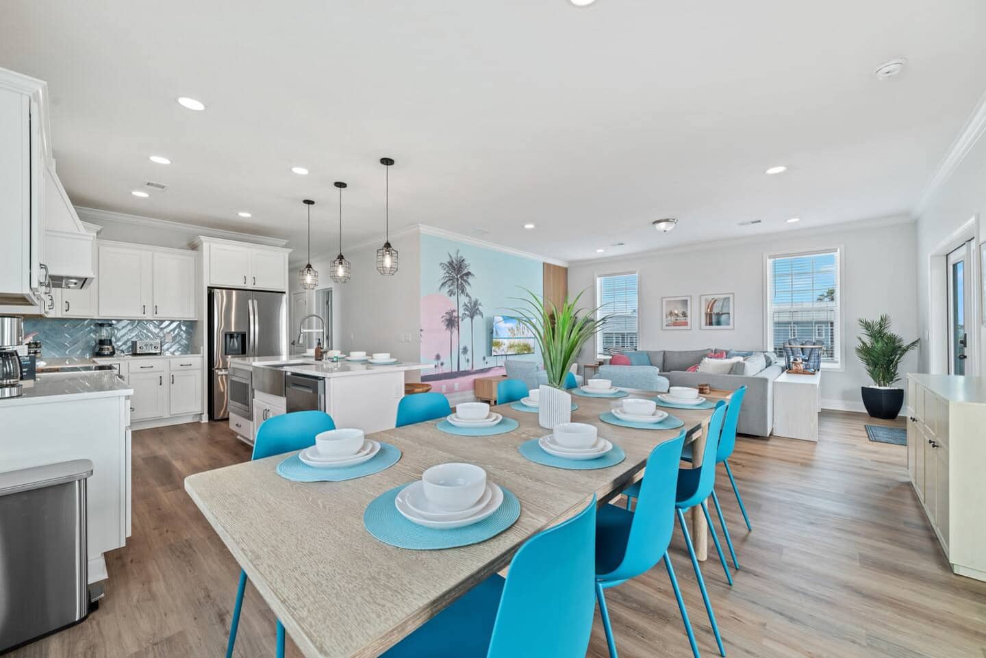 Spacious living room for the whole family