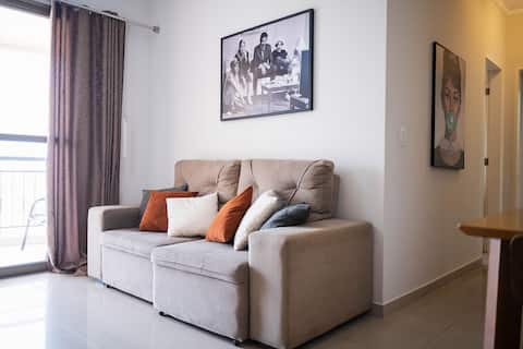 Spacious and cozy in Olímpia | 2 bedrooms