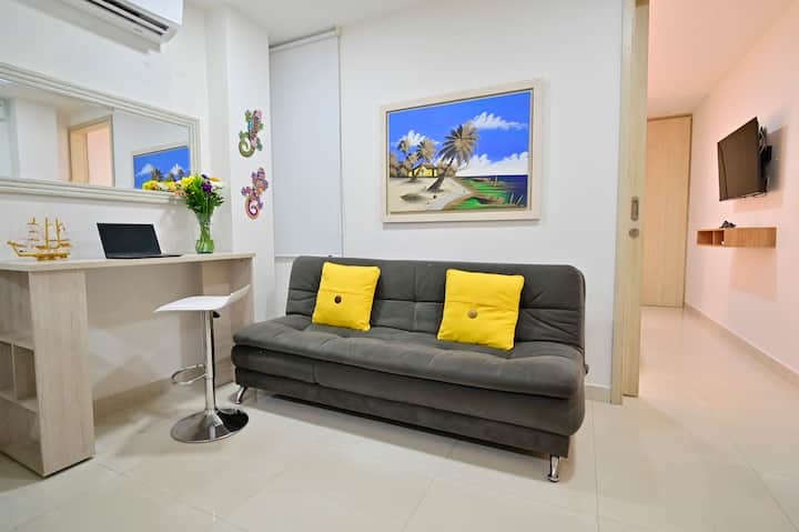 Modern 1br · Quiet & Functional Stay - Cartagena