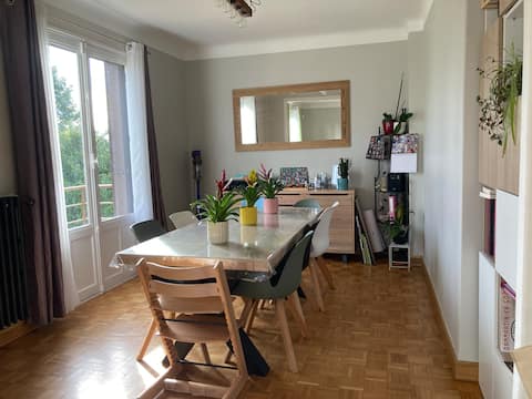 Family home with garden