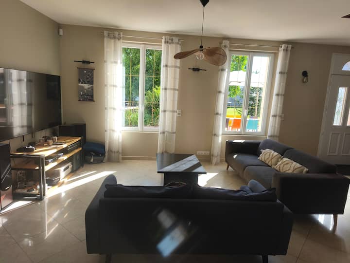 Grande Maison Familiale 5 Chambres Proche Astérix - France