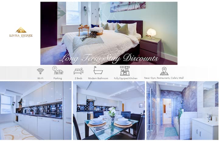 Stylish Apartm|weekly|discount|sutton|wifi&parking - Surbiton