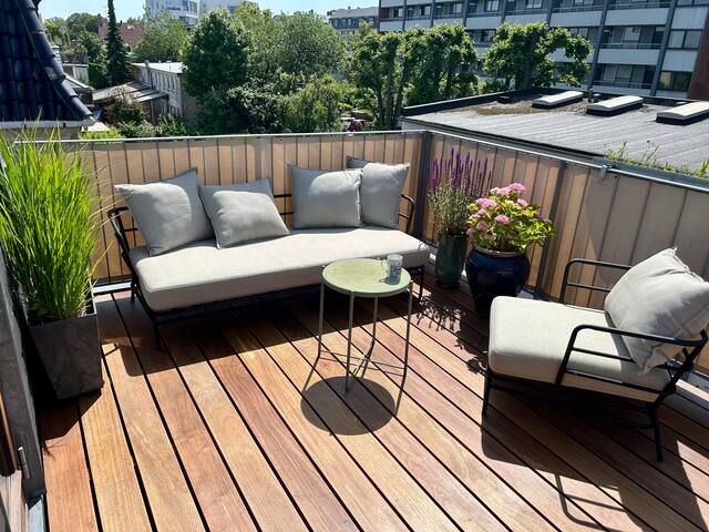 Stylish Nordic haven in the city – roof terrace! gallery image 2