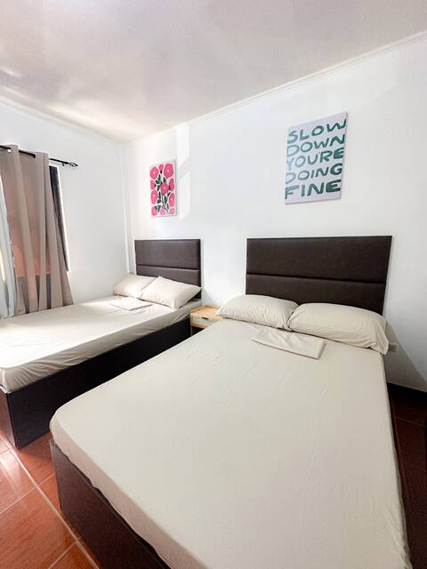2BR w/AC & Wifi Affordable Homestay in Lucena City