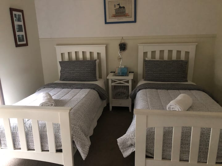 Private comfortable room with easy going couple