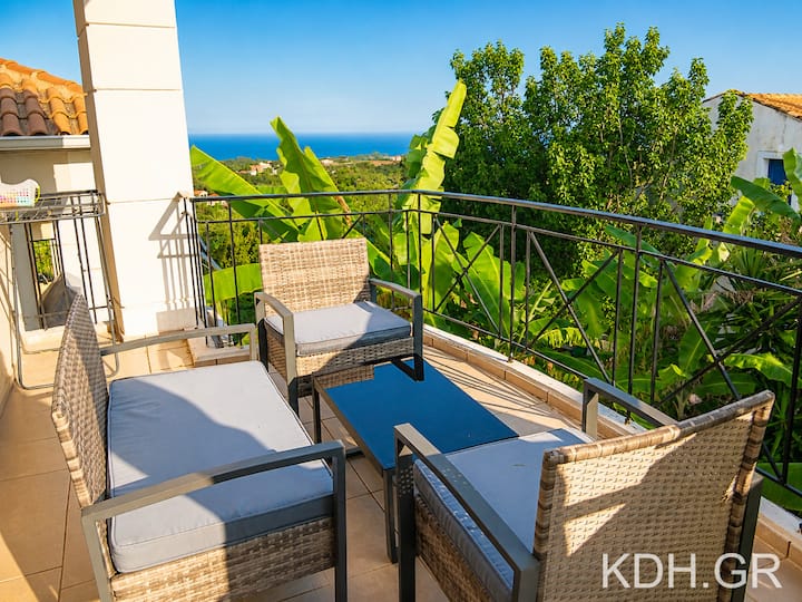 Sea View House  5 Min From Skala & Kaminia Beach - Cefalonia