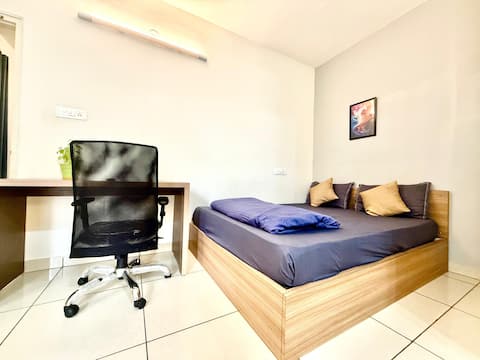 Private 1BHK+Kitchen+Appliances@ Fortale Living