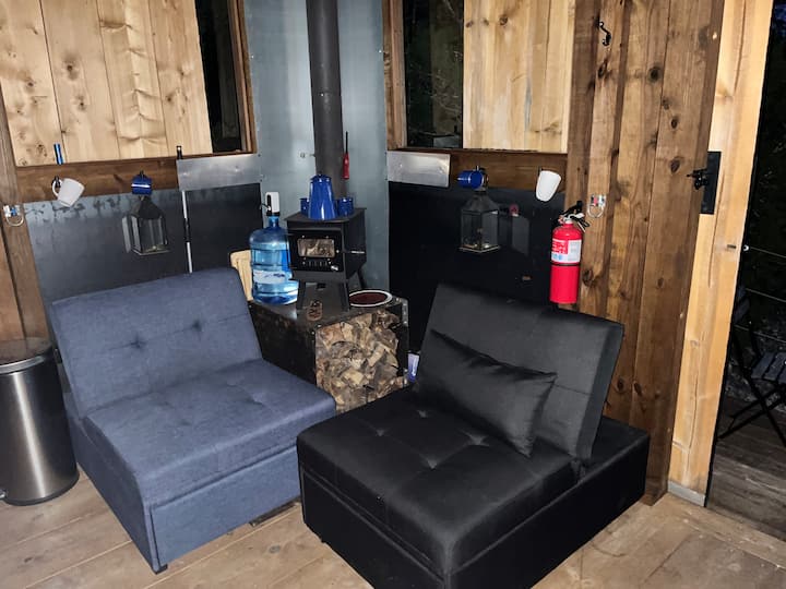 Marble Skys Ranch Glamping Cabin - Spicewood, TX