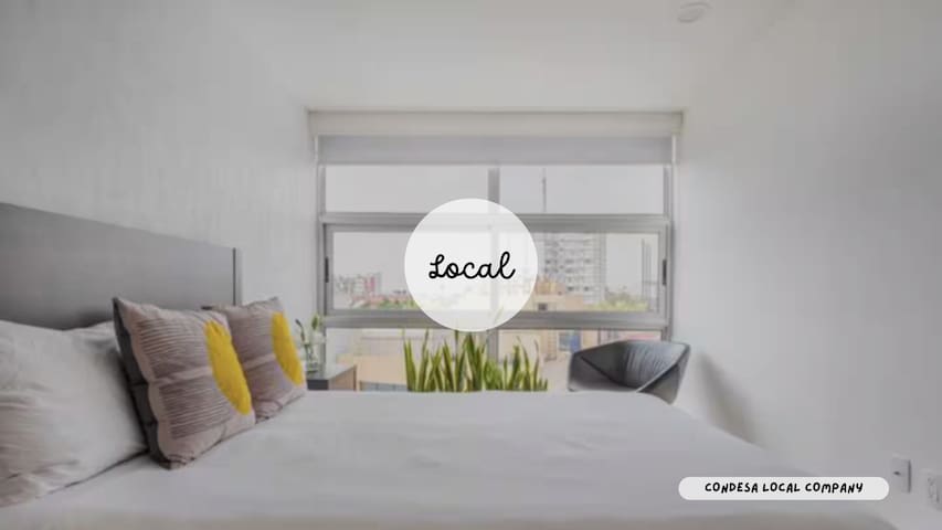 I7|3BR|Condesa | pool | gym | local co