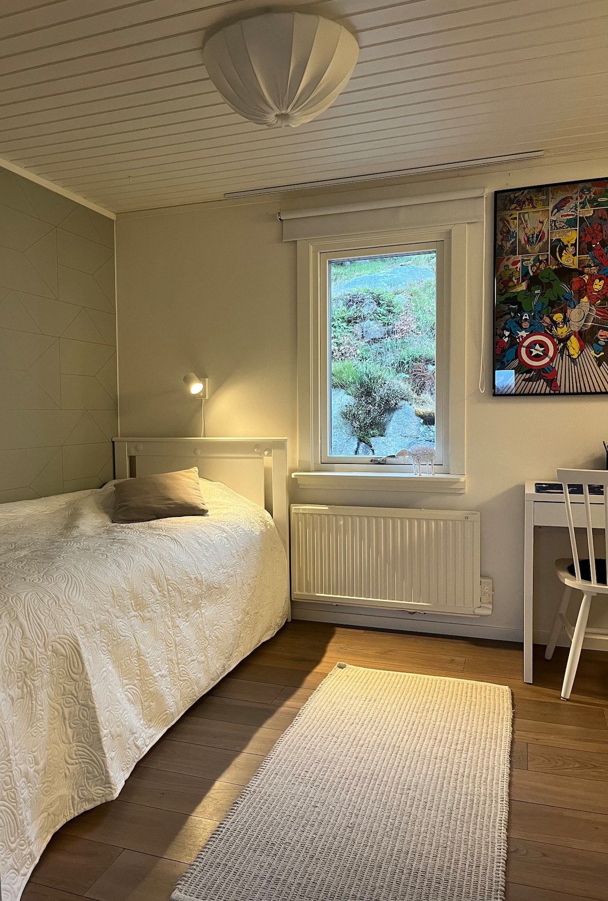 En este dormitorio hay dos camas individuales