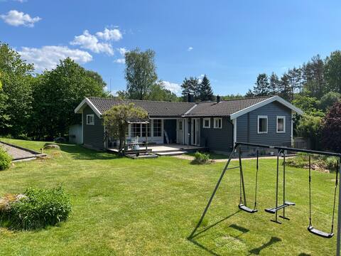 Cabin with large garden in rural location