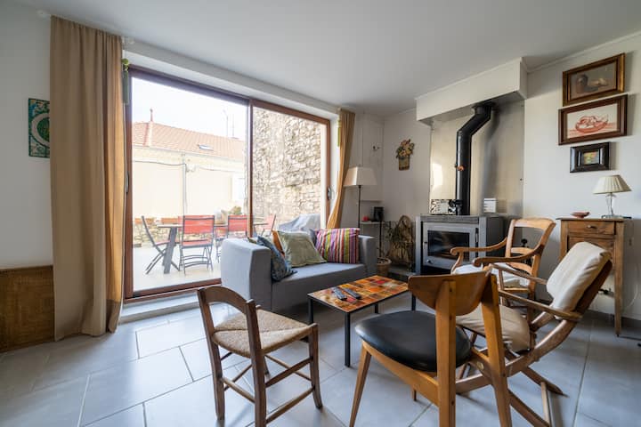 Le Refuge Du Marquis : Agréable T3 Avec Terrasse - Mirmande
