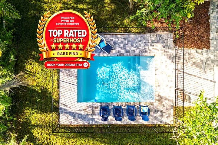 Beachside Getaway W/ Heated Pool, Steps From Beach - St. Augustine, FL