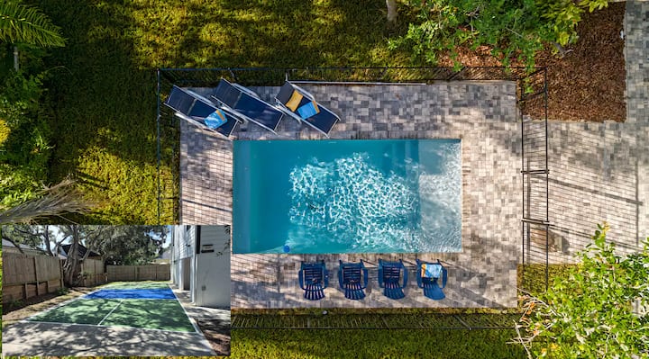 Beachside Getaway | Heated Pool | Steps From Beach - Vilano Beach