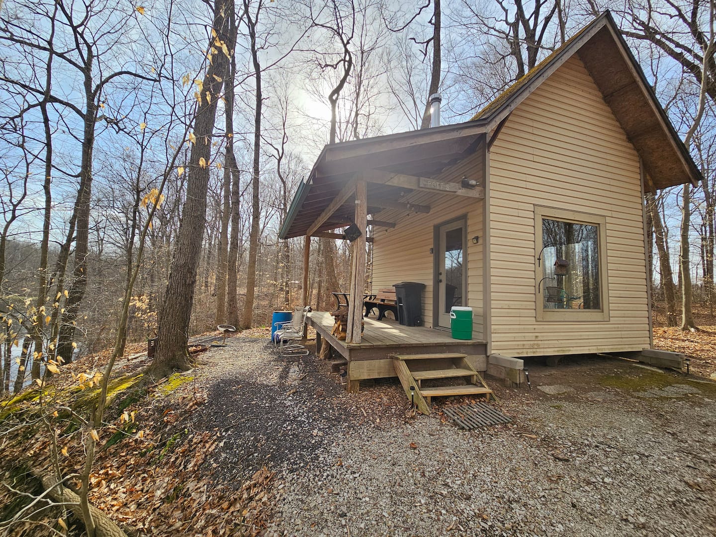 Eric’s Private Off Grid Cabin