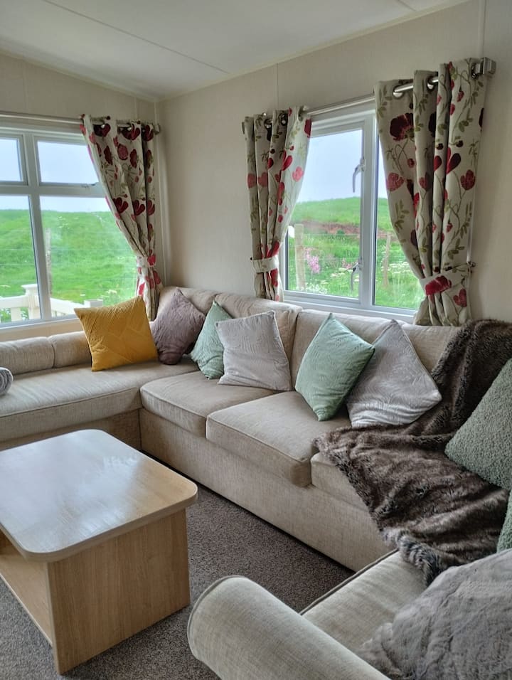Lovely, Quiet, Static Caravan-cliff Top Location - Northumberland